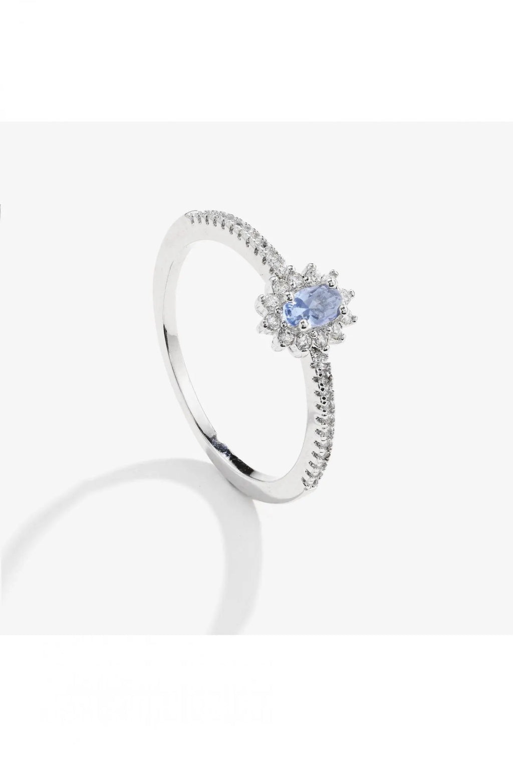 Kate Half Eternity Ring - Tanzanite